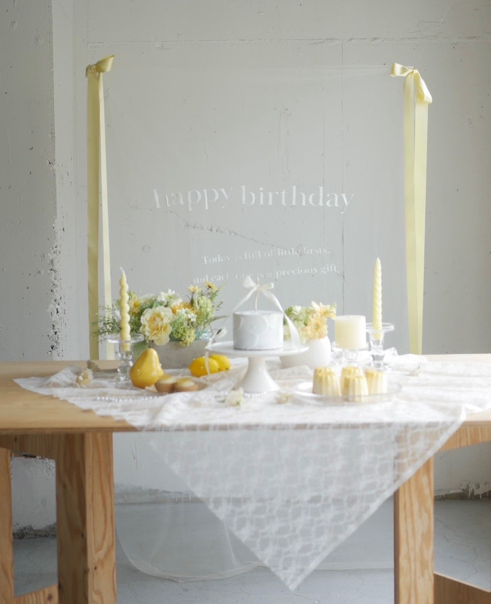 birthdayset - kiiro -( rental )