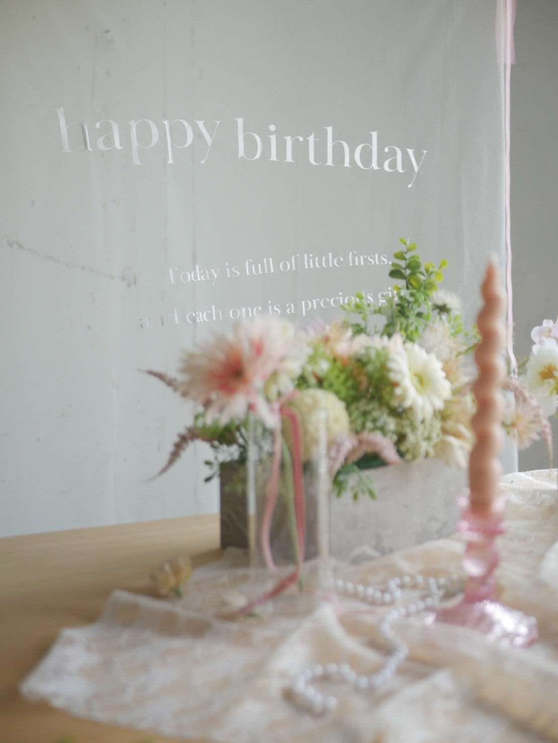 birthdayset - pink -( rental )