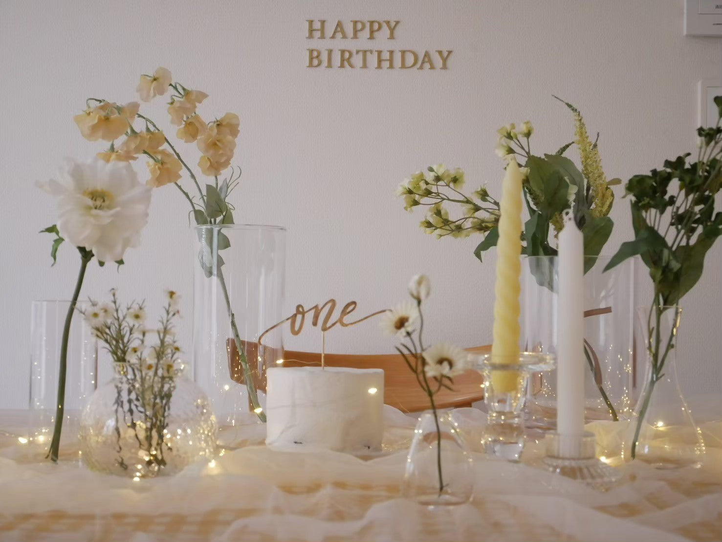 birthdayset - natural -( rental )