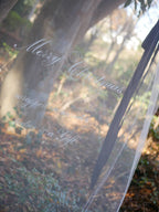 【 数量限定 】〈 custom lettering 〉sheer tapestry　《 3/5 12:00〜受付開始 》