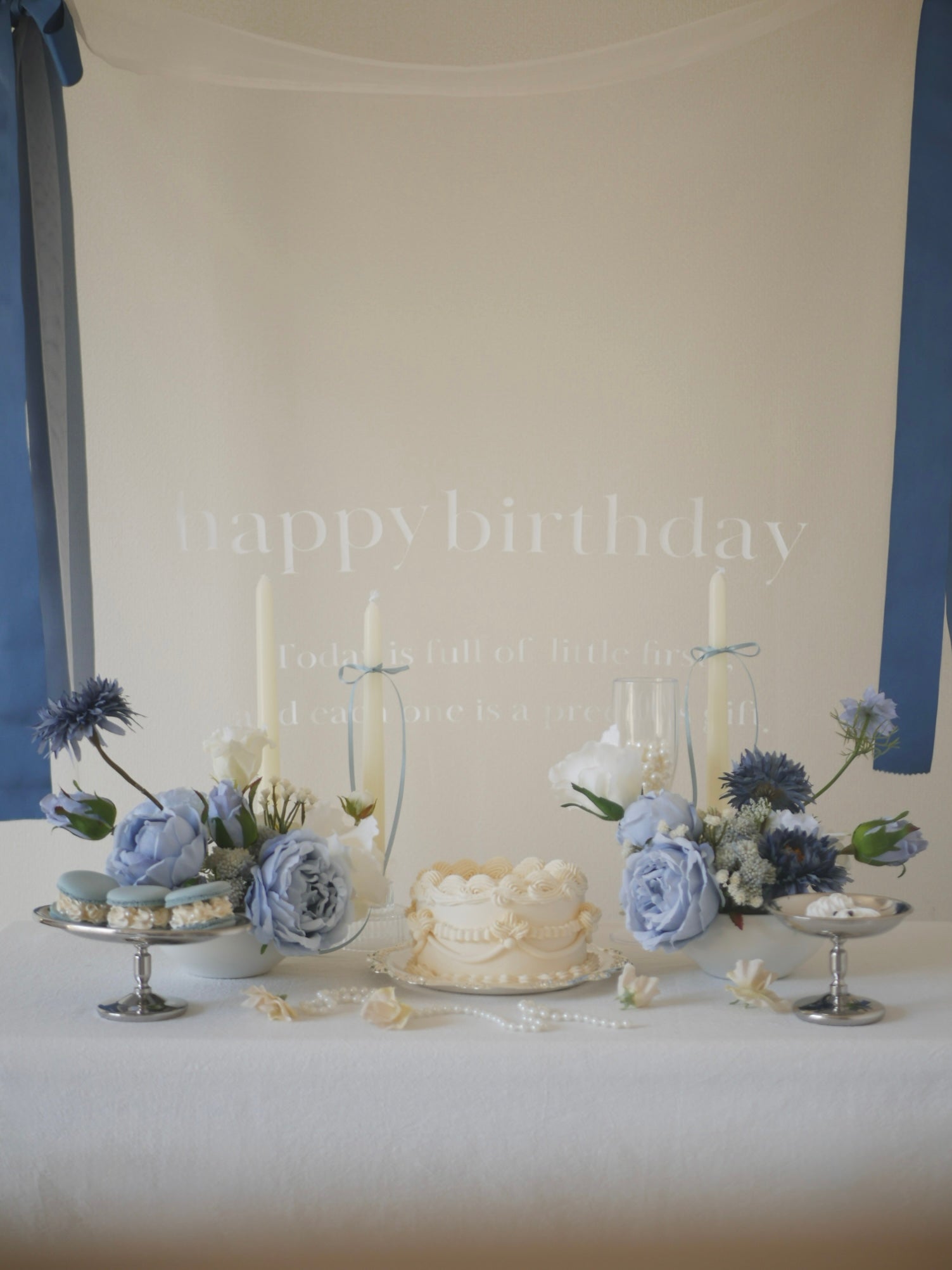 home studio set - fog（ blue ）-