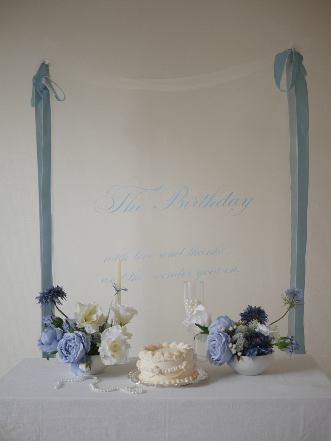 《 2/5（木）22:00〜予約開始 》color sheer tapestry（ pink / blue ）