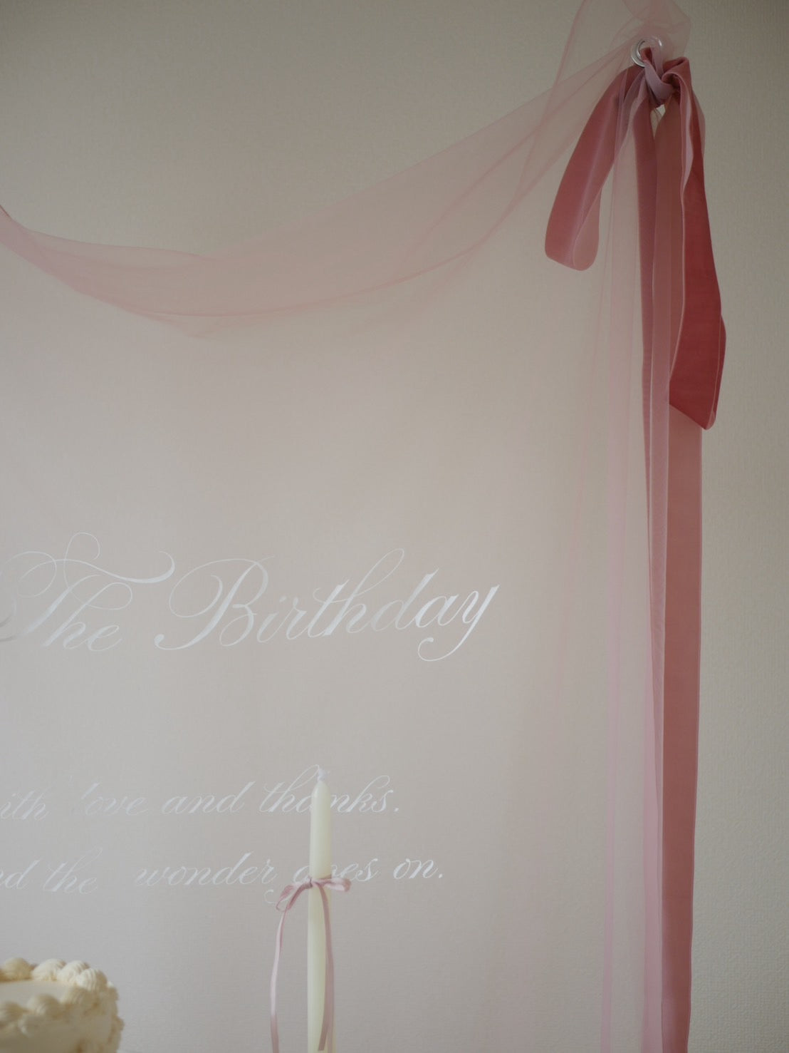 《 2/5（木）22:00〜予約開始 》color sheer tapestry（ pink / blue ）