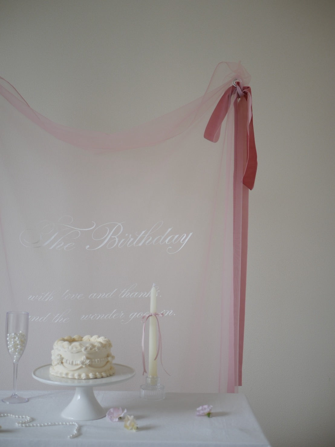 《 2/5（木）22:00〜予約開始 》color sheer tapestry（ pink / blue ）