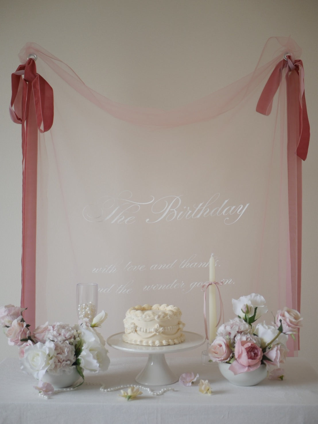 《 2/5（木）22:00〜予約開始 》color sheer tapestry（ pink / blue ）