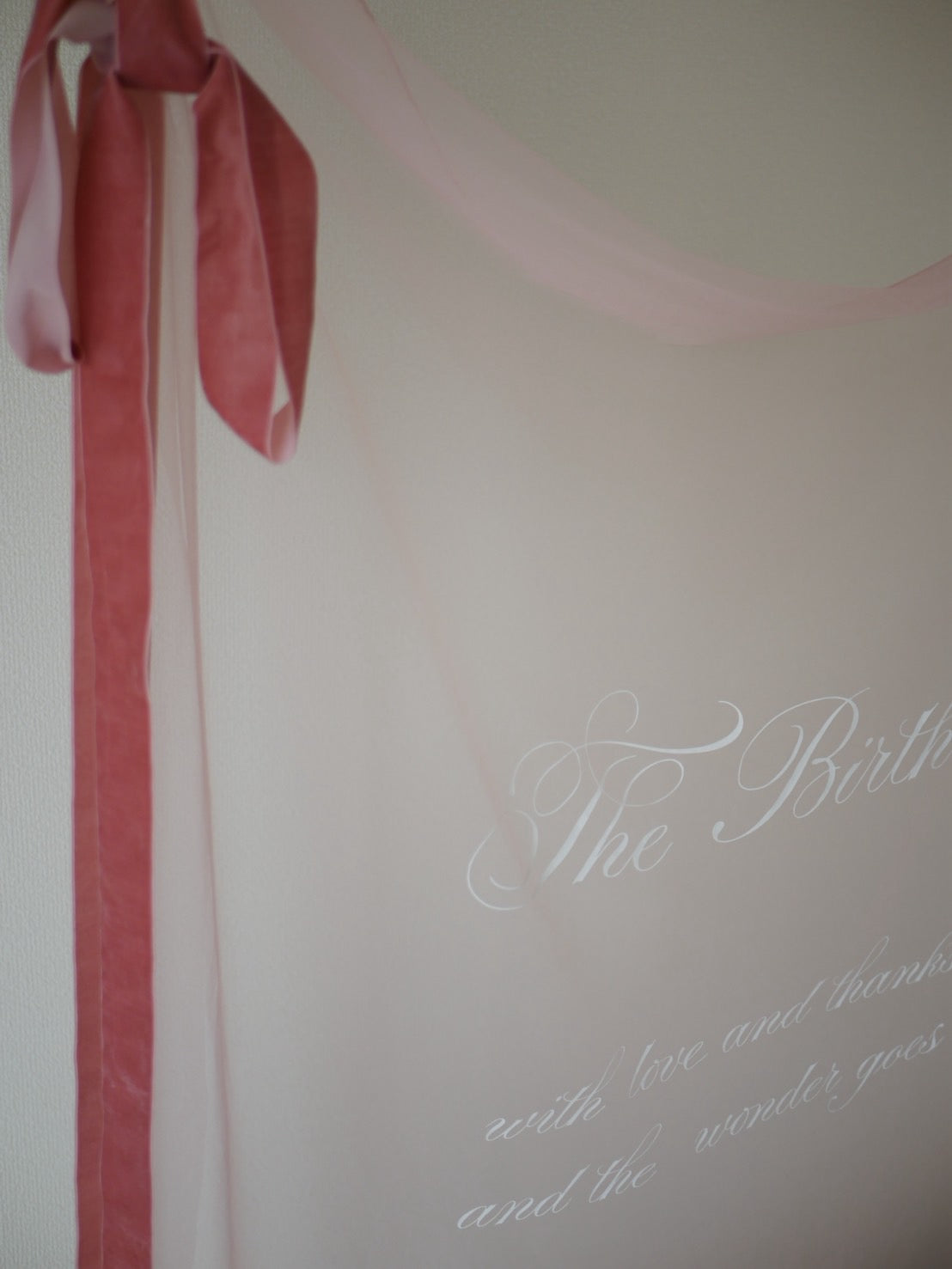 《 2/5（木）22:00〜予約開始 》color sheer tapestry（ pink / blue ）