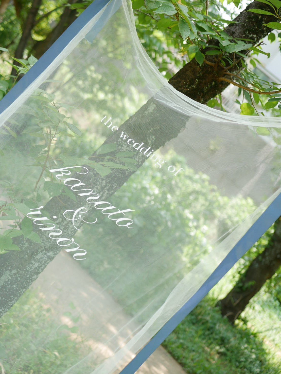 wedding sheer tapestry
