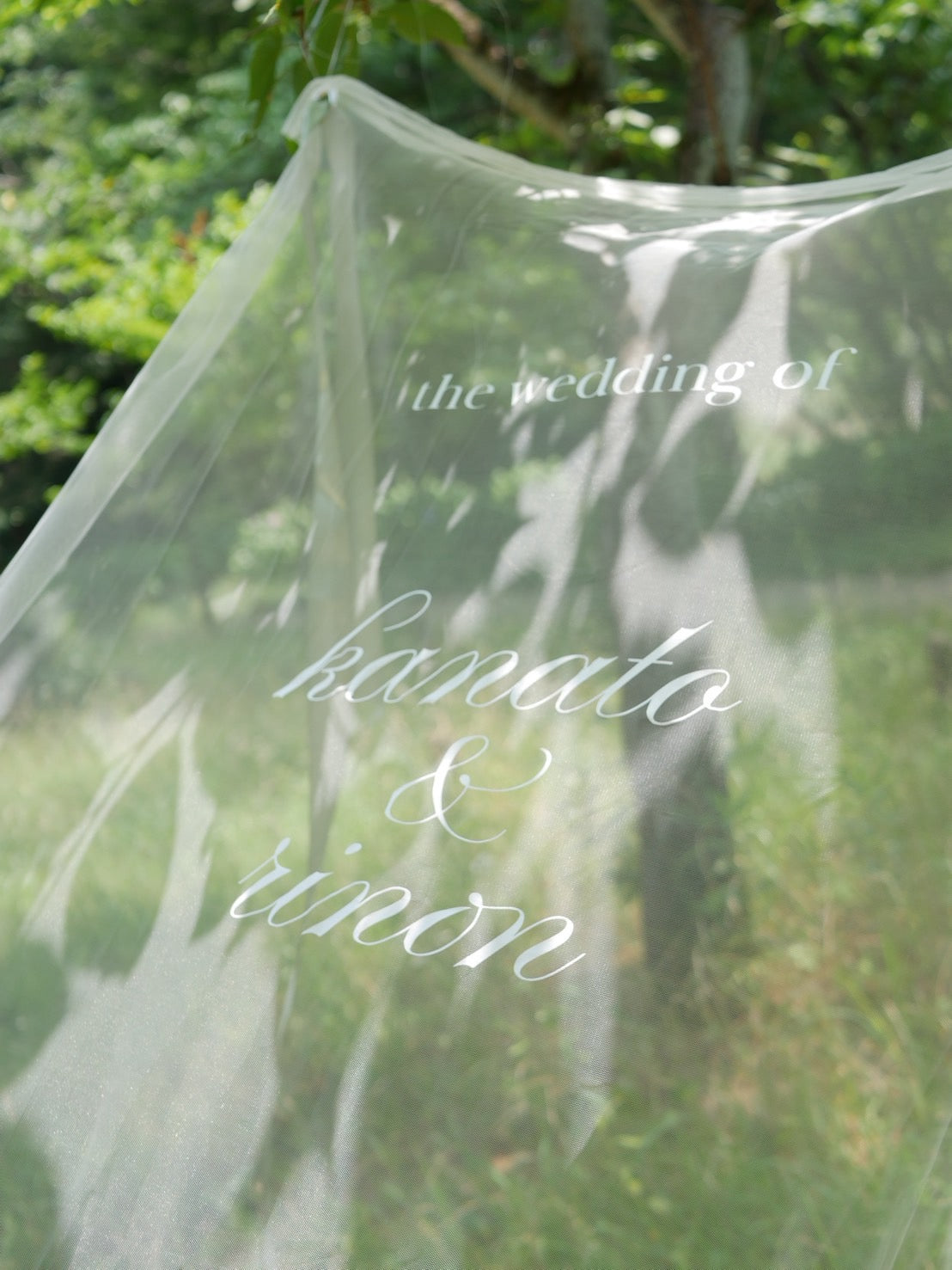 wedding sheer tapestry