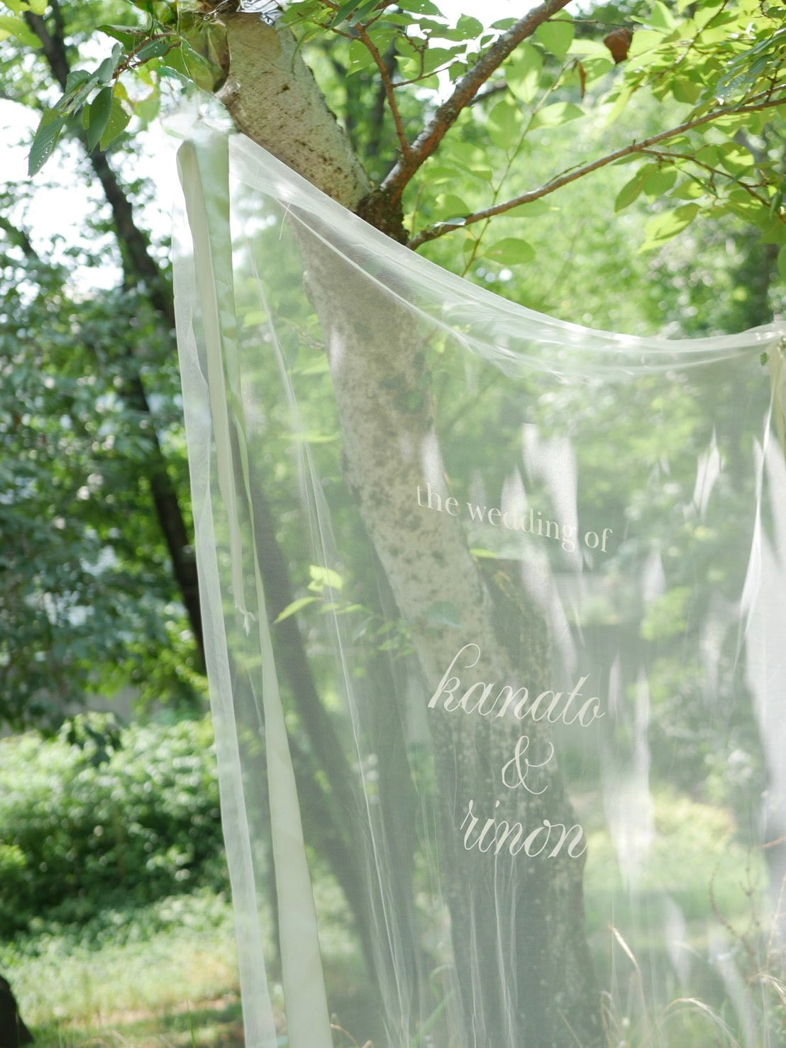 wedding sheer tapestry