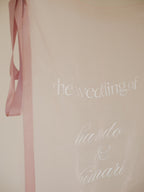 wedding sheer tapestry