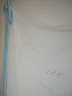 wedding sheer tapestry