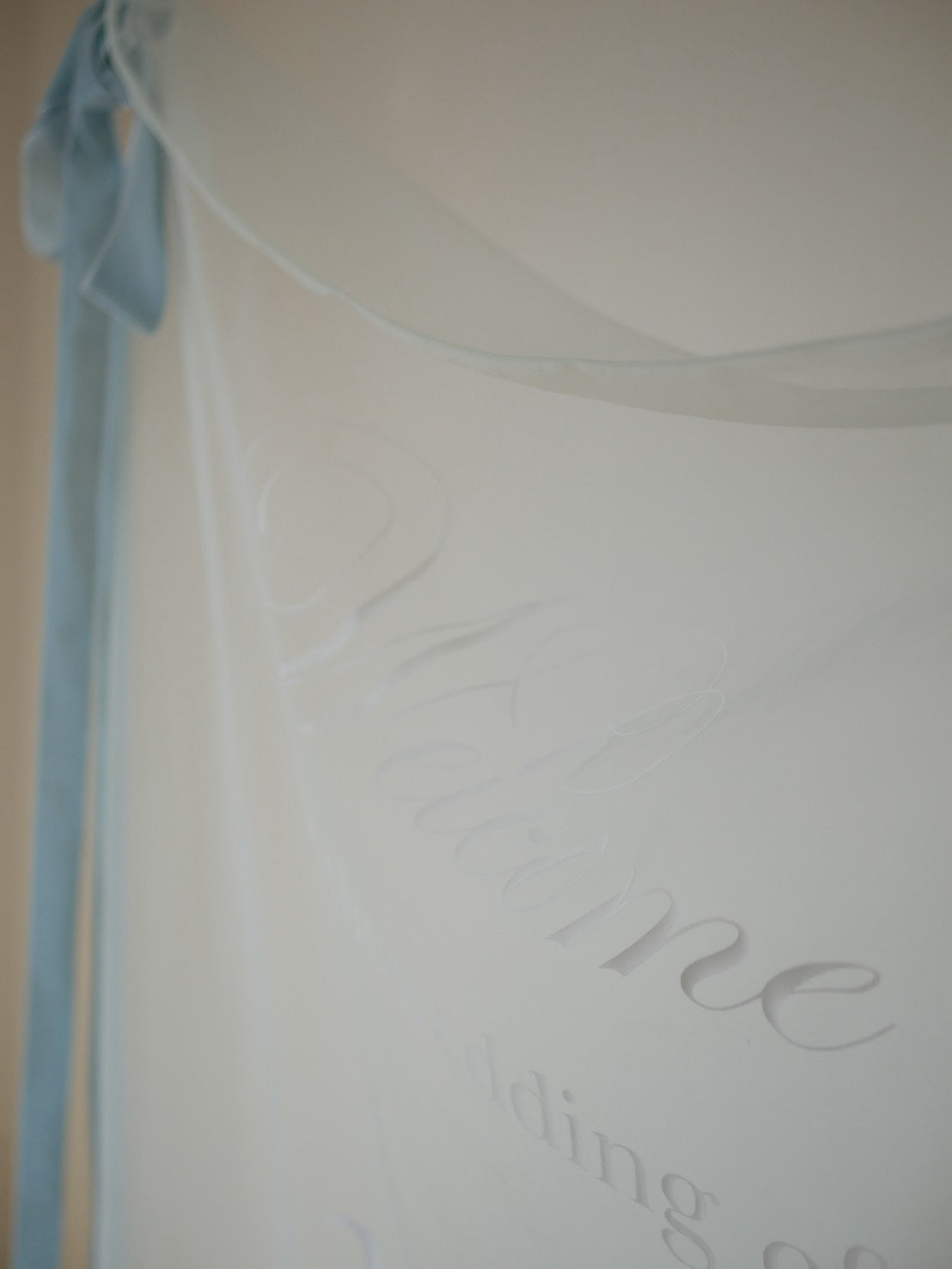 wedding sheer tapestry