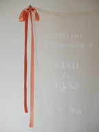 wedding sheer tapestry