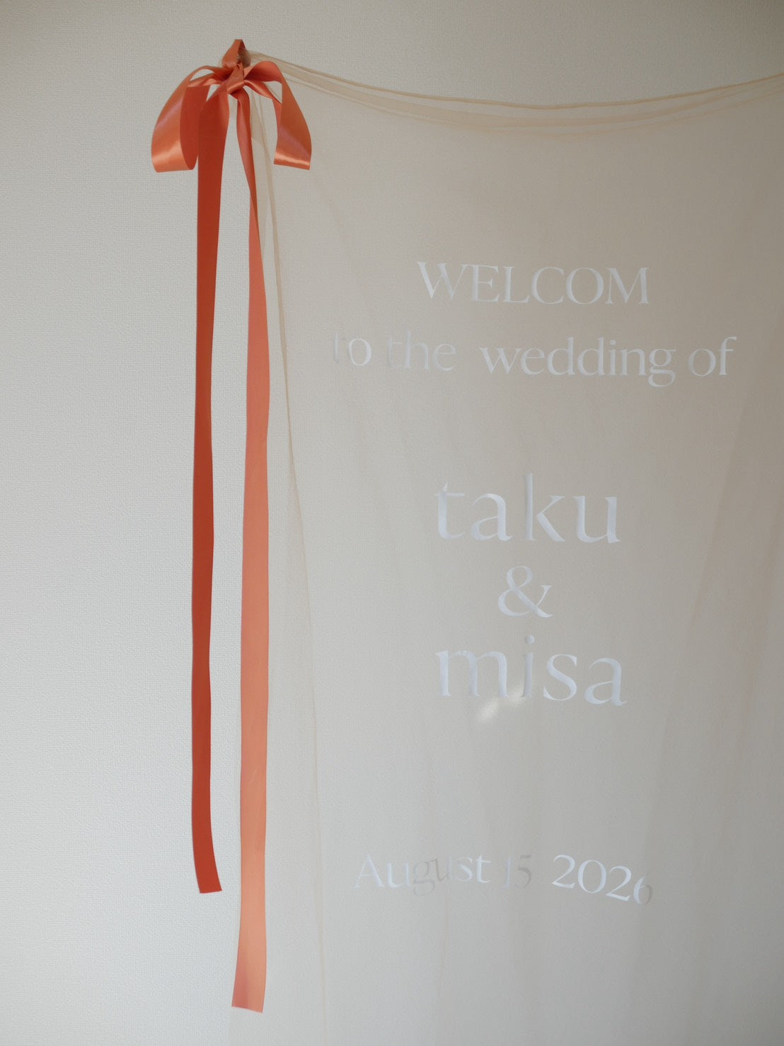 wedding sheer tapestry