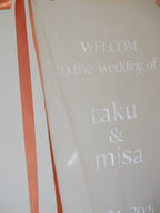 wedding sheer tapestry