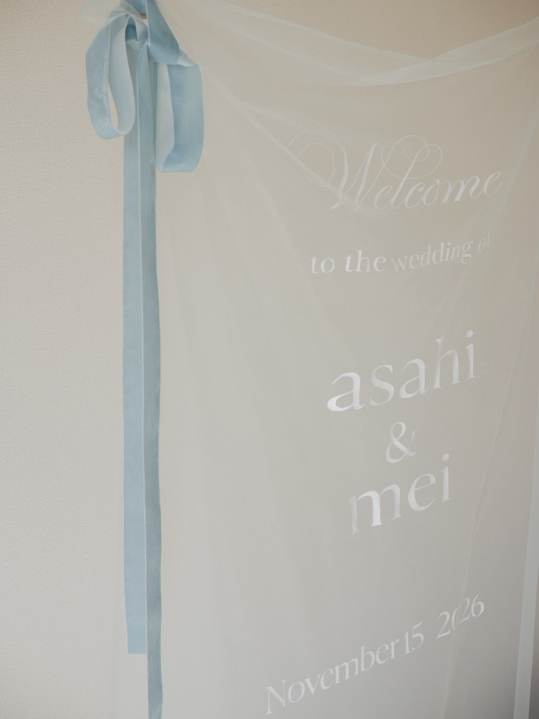 wedding sheer tapestry